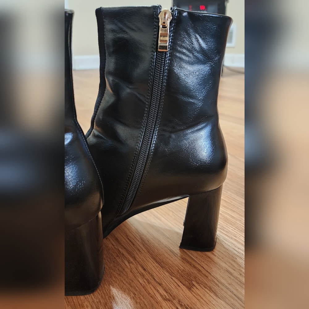 Ninety Union Black and Suede Boot - Picture 5 of 10
